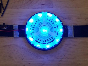 wearable arc reactor costume 3d print model - Mito3D