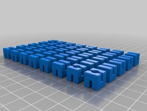 meu elástico personalizado cubos de quebra-cabeça terapia quebra-cabeças 3d print model - Mito3D