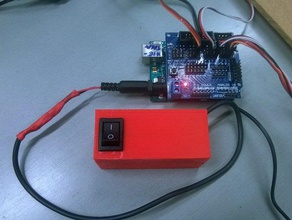 9 volt battery box arduino electronics 3d print model - Mito3D