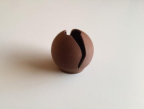 esfera florero 3d impresión 3d print model - Mito3D