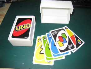 simple card holder case uno version toys games 3d print model - Mito3D