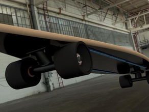 langes Brett-Skala durchsucht Replikate led-skateboard leds 3d print model - Mito3D
