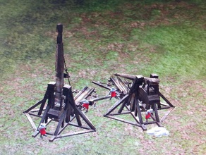 stronghold trebuchet siege props weapon 3d print model - Mito3D