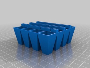 my customized garden hydroponic tray outdoor 3d print model - Mito3D