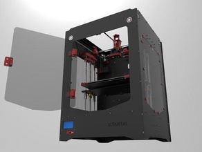 ultimetal large 3d printer printers bowden cartesian steel frame 3d print model - Mito3D