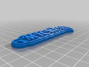 mich&egravele keychain keychains customized 3d print model - Mito3D