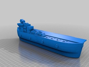 aircraft carrier vehicles 3d print model - Mito3D