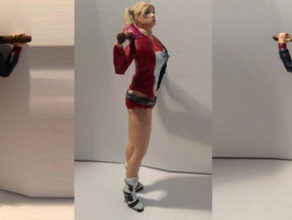 margot robbie harley quin 3d stampa 3d print model - Mito3D