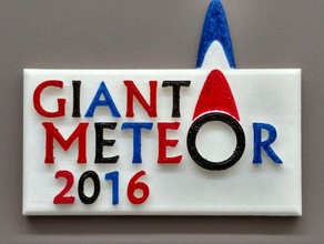 giant meteor 2016 kitchen dining election fridge magnet politics us 3d print model - Mito3D