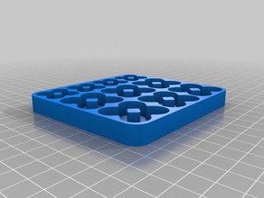 24 aa 16 aaa battery tray organization customized 3d print model - Mito3D