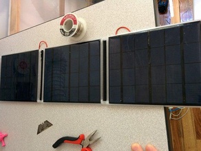 diy solar panel enclosure bracket 3d print model - Mito3D