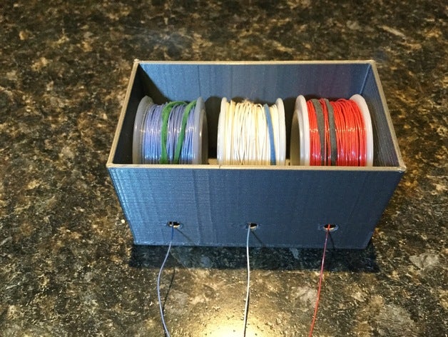 wire box tool holders boxes spool holder 3D print model - Mito3D