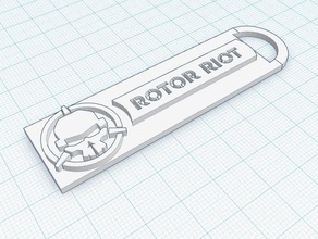 rotor riot key chain keychains 3d print model - Mito3D