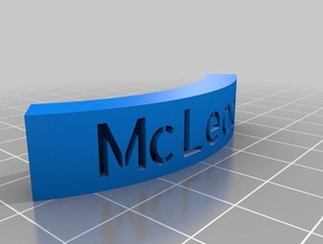 my customized glass label signs logos 3d print model - Mito3D