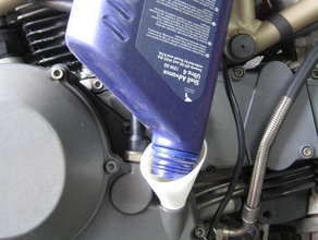 elíptica el embudo de aceite ducati la automoción moto 3d print model - Mito3D