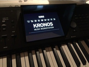korg kronos Sonne-Schatten Musik 3d print model - Mito3D
