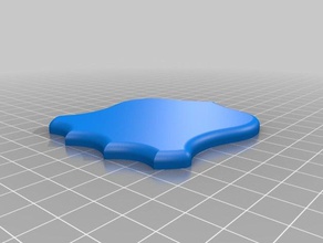 simply shield 5 mm thick props 3d print model - Mito3D