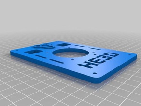 he3d mks faceplate 50mm fan printer parts 3d print model - Mito3D