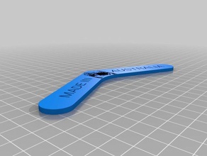 australian novelty boomerang hobby 3d print model - Mito3D