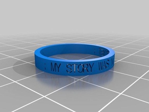 size 475 text fidget ring rings customized 3d print model - Mito3D