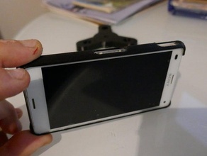 xperia z3 estojo compacto do cartão titular móveis telefone 3d print model - Mito3D