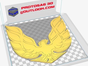 emblem pontiac trans am automotive 3d print model - Mito3D