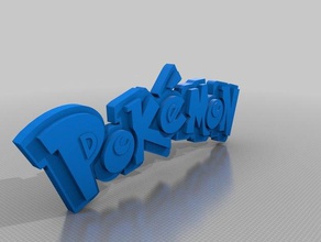 pokemon işaretler logoları pokemons git 3d print model - Mito3D