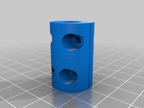 mon paramétrique personnalisé de l'axe z du coupleur pas à la tige filetée couplage 3d l'imprimante pièces 3d print model - Mito3D