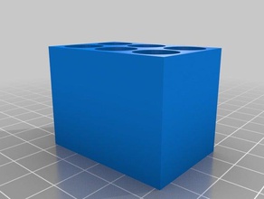 3d test tube rack tool Inhaber - Boxen angepasst 3d print model - Mito3D