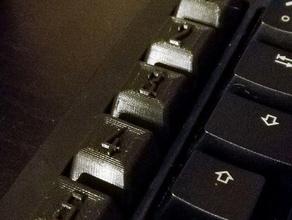 düz keycap cherry mx kailh geçer bilgisayar klavye 3d print model - Mito3D