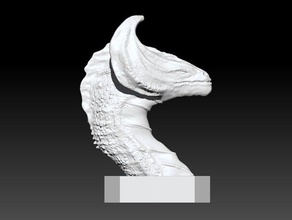 der Kopf des Drachen Skulpturen Kreatur Spielzeug 3d print model - Mito3D