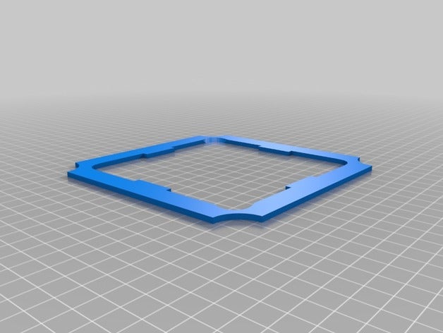 fleks3d cadre de l'impression buildplate buildplatform rapide lite 3D print model - Mito3D