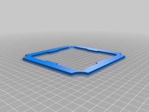 fleks3d Rahmen drucken buildplate buildplatform rapide lite 3d print model - Mito3D