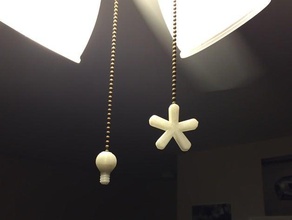 ceiling fan charms organization 3d print model - Mito3D