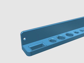tool rack 2020 extrusion 3d printer accessories printing bracket kossel mini mounting organiser tools holder 3d print model - Mito3D