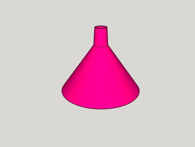 funnel improved household 3D print model - Mito3D