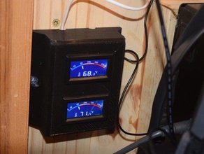 dijital termometre duvara monte edilir elektronik 3d yazıcı lazer gravür termometer 3d print model - Mito3D