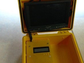 portatile lampone piwith adafruit lcd kit tastiera gadget 3d print model - Mito3D