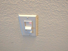 dim kaydırıcı anahtarı duvar tabağı geçin ev özelleştirilmiş 3d print model - Mito3D