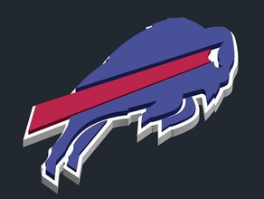 buffalo bills logo işaretler logoları rozet csd nfl 3d print model - Mito3D
