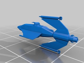 gat-12 skipray blastboat modelos starwars star wars 3d print model - Mito3D