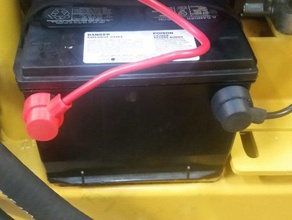 côté poste de la batterie couvercle du bornier automobile 3d print model - Mito3D