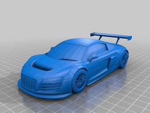 audi r8 le mans modelos 3d print model - Mito3D