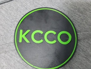 kcco coaster dual extrusion household drink dualstrusion chive thechive 3d print model - Mito3D