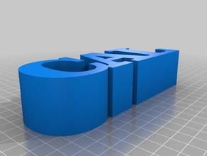 cal andere angepasst 3d print model - Mito3D