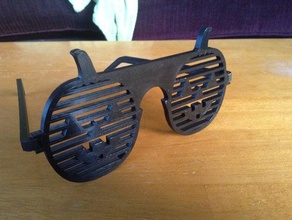 jack-o-lanterne partie des lunettes 3d de l'impression costumechallenge halloween 3d print model - Mito3D