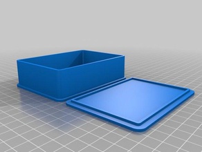 benutzerdefinierte playing card box Container angepasst 3d print model - Mito3D