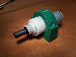 ikea fixa motor holder robotics dc gearbox hack mount planetary gears 3d print model - Mito3D