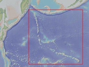 hawaii otel öğrenme 3d topo Jeoloji deniz dibi topografya Volkan 3d print model - Mito3D