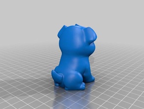 niko puppy separate animals 3d print model - Mito3D